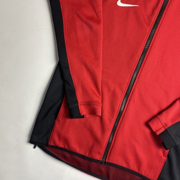 NBA Nike Houston Rockets Dri Fit Jacket Hoodie Warm Up Red Men's Small - Picture 4 of 13